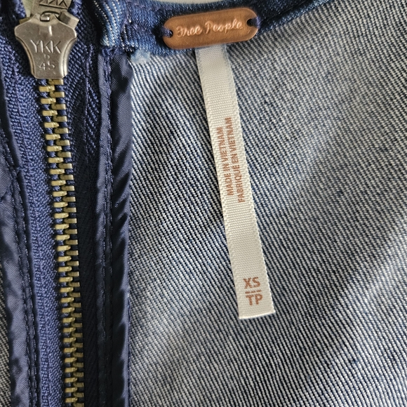 Free People Lia Denim Bodycon Mini Dress - Picture 3 of 4